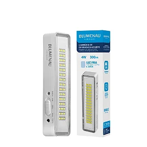 Luminária de emergência autônoma Blumenal 60 LEDS