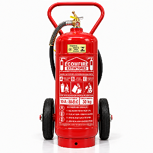 Extintor Sobre Rodas de Pó Químico ABC 30 kg 10-A:80-B:C