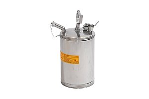 Container de Aço Inox 304 para Líquidos Viscosos 20 Litros com Bico Direcionador
