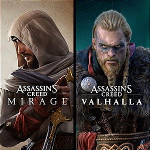 Pacote Assassin’s Creed Mirage e Assassin's Creed Valhalla