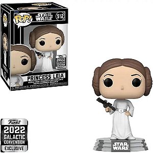 Boneco Funko pop Star Wars Princess Leia 512