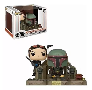 Funko Pop Star Wars Boba Feet And Fennec On Throne 486