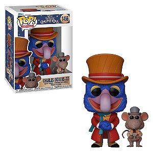 Funko Pop Disney The Muppet Christmas Charles Dickens With Rizzo 1456
