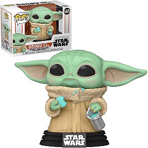 Funko Pop Star Wars The Mandalorian Grogu With Cookies 465