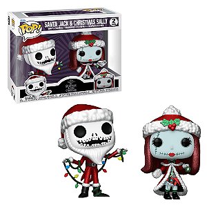 Funko Pop Disney Nightmare Before Christmas Jack Santa &amp; Sally Christmas Diamond