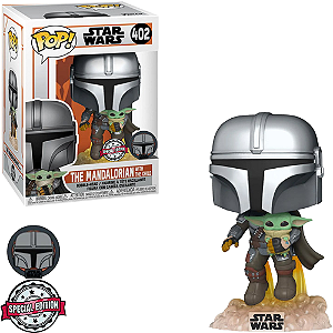 Funko Pop Star Wars The Mandalorian With Grogu 402