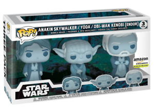 Funko Pop Star Wars Anakin/Yoda/Obi-Wan (Endor) 3 Pack
