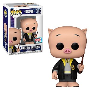 Funko Pop Looney Tunes Wanner Bros Porky Pig Hufflepuff 1337