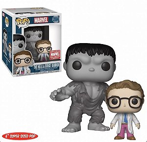 Funko Pop Marvel The Hulk & Bruce Banner Exclusive Collector Corps 284