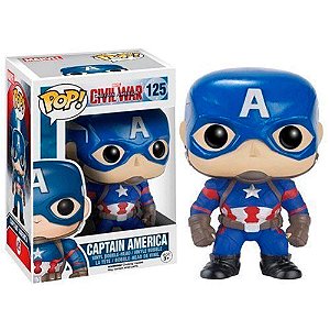 Funko Pop Marvel Captain America Civil War Captain America 125