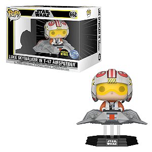 Funko Pop Star Wars Luke skywalker in T-47 Airpeeder 662