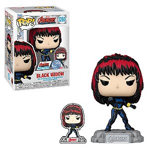 Funko Pop Marvel Avengers Black Widow Com Pin 1260