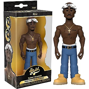 Boneco Funko  Gold Tupac Shakur