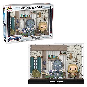 Funko Pop Marvel Avengers Endgame DLX Moment Miek/Korg//Thor 05