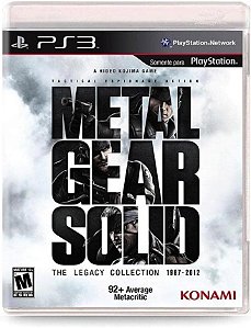Metal Gear Solid The legacy Collection - Ps3 (semi novo)