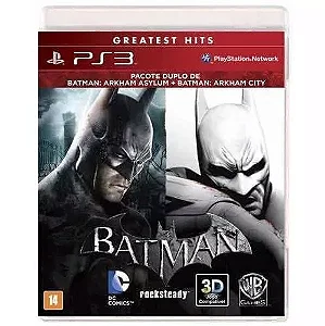 Batman Arkhan Asylum + Arkhan City - PS3  (Usado)