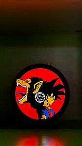Luminária Circular Dragon Ball