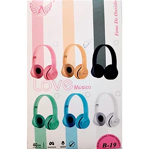 Fone de Ouvido Love Música (sem fio)