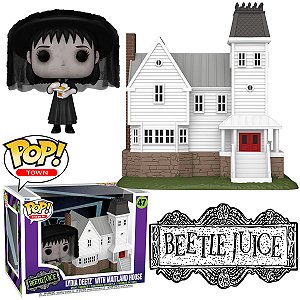 Funko Pop Beetlejuice TOWN Lydia Deetz w/waitland House 47