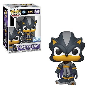 Funko Pop DC x Sonic The Hedgehog Shadow as Batman 591