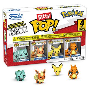 Funko Bitty Pop Pokemon Bulbasaur Flareon Pichu Charizard