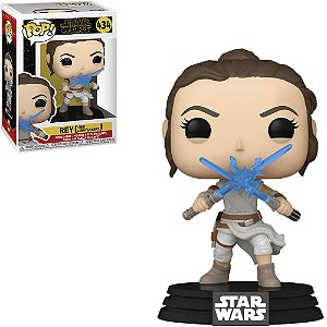Funko Pop Star Wars Rey Two Light Sabers 434