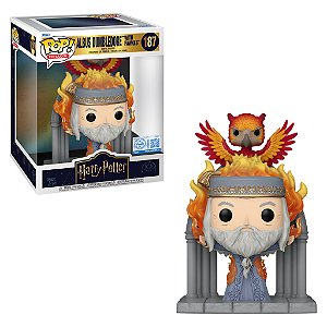 Funko Pop Harry Potter DELUXE Albus Dumbledore with Fawkes 187