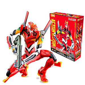 Boneco Blokees Action Edition Evangelion Eva 02