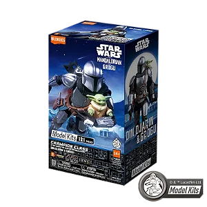 Boneco Blokees Champion Class Star wars Mandalorian and Grogu
