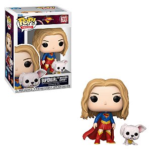 Funko Pop Heroes Dc SuperGirl w/Puppy Krypto 633