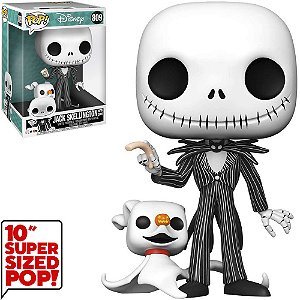 Funko Pop Disney Nightmare Before Christmas Jack SUPER SIZED 10 Jack w/zero 809