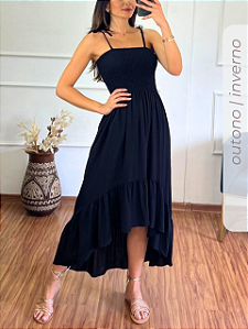 Vestido Aline Midi Lurex