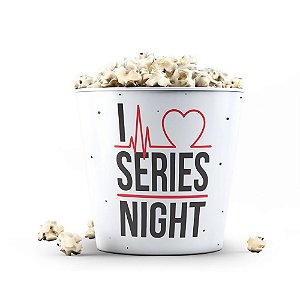 Balde de Pipoca 3,5 litros - I LOVE SERIES NIGHT