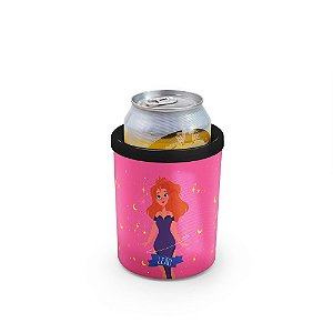 Porta Latas 350ml SIGNOS - Leão - Rosa