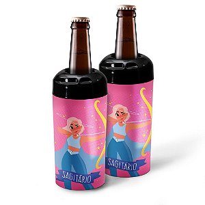 Porta Garrafa Térmico 600ml Signos (rosa) - Sagitário