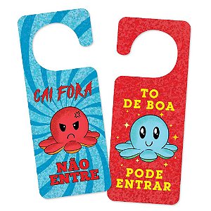 Aviso de Porta - POLVO DO HUMOR