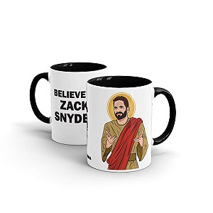 Caneca Cerâmica 350ml Cinema com Rapadura - BELIEVE IN ZACK SNYDER