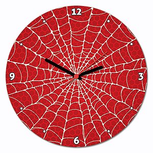 Relógio de Parede - Aranha Vermelha