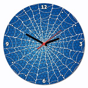 Relógio de Parede - Aranha Azul