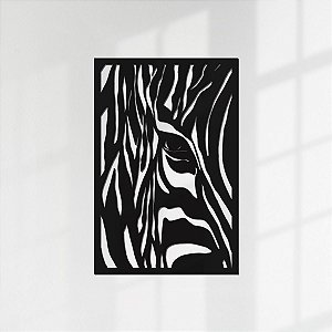 Quadro Decorativo Corte à Laser - ZEBRA