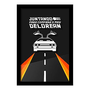 Quadro Porta Dinheiro Delorean