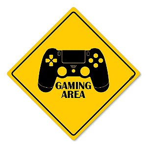 Placa Decorativa 30x30 Gaming Area PS - Beek