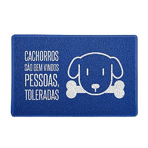 Capacho 60x40cm CACHORROS SÃO BEM VINDOS - Beek