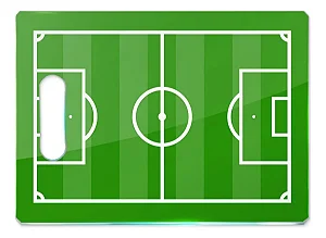 Tábua De Carne De Vidro - Campo De Futebol - 35x25 - Beek