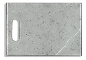 Tábua De Carne De Vidro - Mármore Armani - 35x25 - Beek