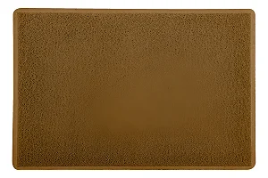 Capacho 60x40cm - Marrom OU Vermelho - Liso Vinila - Beek