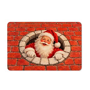 Tapete de Tecido Multiuso - Natal - Papai Noel Natalino