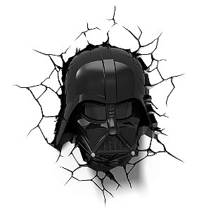 Luminária 3D Light FX Star Wars Darth Vader Helmet