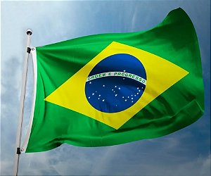 Bandeira do Brasil Dupla Face Tamanho G Costuras Reforçadas