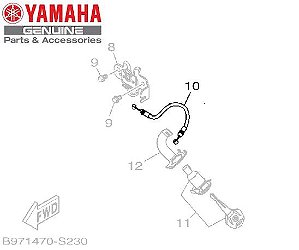 CABO DA TRAVA DO SELIM PARA FZ25 NOVA FAZER 250 ABS ORIGINAL YAMAHA